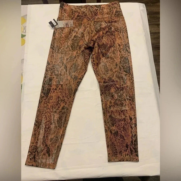 Zobha Taylor Sport Bra + High Rise Shine Legging Size L - Picture 9 of 13